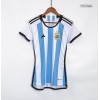Women's Replica Argentina Three Stars Champion Edition Home Soccer Jersey Shirt 2022 Adidas - World Cup 2022