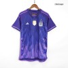 Men's Replica Argentina Three Stars Champion Edition Away Soccer Jersey Shirt 2022 Adidas - World Cup 2022
