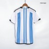 Men's Replica Argentina Three Stars Home Soccer Jersey Shirt 2022 Adidas - World Cup 2022