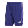 Men's Replica Argentina Three Stars Champion Edition Away Soccer Jersey Whole Kit (Jersey+Shorts+Socks) 2022 Adidas - World Cup 2022
