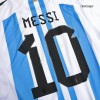 Men's Replica MESSI #10 Argentina Three Stars Champion Edition Home Soccer Jersey Shirt 2022 Adidas