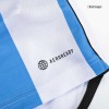 Men's Replica MESSI #10 Argentina Three Stars Champion Edition Home Soccer Jersey Shirt 2022 Adidas