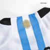 Men's Replica MESSI #10 Argentina Three Stars Champion Edition Home Soccer Jersey Shirt 2022 Adidas