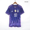 Men's Authentic Messi #10 Argentina Away Soccer Jersey Shirt 2022 Adidas World Cup 2022