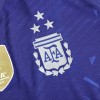 Men's Authentic Messi #10 Argentina Away Soccer Jersey Shirt 2022 Adidas World Cup 2022