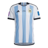 Men's Replica Argentina Final Edition Home Soccer Jersey Shirt 2022 Adidas - World Cup 2022