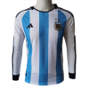 Men's Authentic Argentina Home Soccer Long Sleeves Jersey Shirt 2022 Adidas