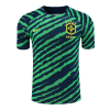 Men's Replica Brazil Pre-Match Soccer Jersey Kit (Jersey+Shorts) 2022 Nike