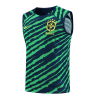 Men's Brazil Soccer Sleeveless Training Kit (Top+Shorts) 2022 Nike