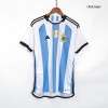 Men's Replica Argentina Champions Argentina 3 Stars Home Soccer Jersey Shirt 2022 Adidas