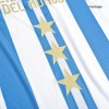 Men's Authentic Champion Argentina 3 Stars Home Soccer Jersey Shirt 2022 Adidas