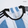 Men's Authentic PAREDES #5 Argentina 3 Stars Home Soccer Jersey Shirt 2022 Adidas World Cup 2022