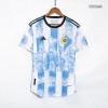 Men's Replica Argentina 3 Stars Commemorative Home Commemorative Soccer Jersey Shirt 2022 Adidas - World Cup 2022