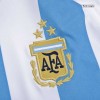 Men's Replica Argentina Three Stars Home Long Sleeves Soccer Jersey Shirt 2022 Adidas - World Cup 2022