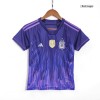 Kids Argentina Away Soccer Jersey Kit (Jersey+Shorts) 2022 Adidas - World Cup 2022