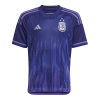 Kids Argentina 3 Stars  Away Soccer Jersey Whole Kit (Jersey+Shorts+Socks) 2022 Adidas - Wrold Cup 2022