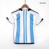Kids Argentina 3 Stars Home Soccer Jersey Kit (Jersey+Shorts) 2022 Adidas