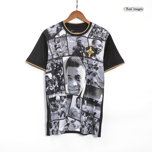 Men's Retro 2022 PELÉ Commemorative Brazil Soccer Jersey Shirt Nike