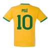 Men's Retro 1970 PELÉ #10 Brazil Home Soccer Jersey Shirt