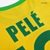 Men's Retro 1970 PELÉ #10 Brazil Home Soccer Jersey Shirt