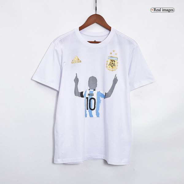 Men's Replica Lionel Messi CelebrationArgentina Soccer Jersey Shirt 2022 Adidas