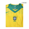 Men's Retro 2004 Brazil Home Soccer Jersey Shirt Nike