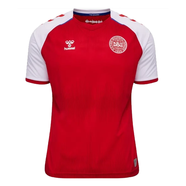 Men's Hummel Denmark Red Home Soccer Jerseys 2021 | Denmark
