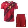 Men's Replica Belgium Home Soccer Jersey Kit (Jersey+Shorts) 2020 Adidas