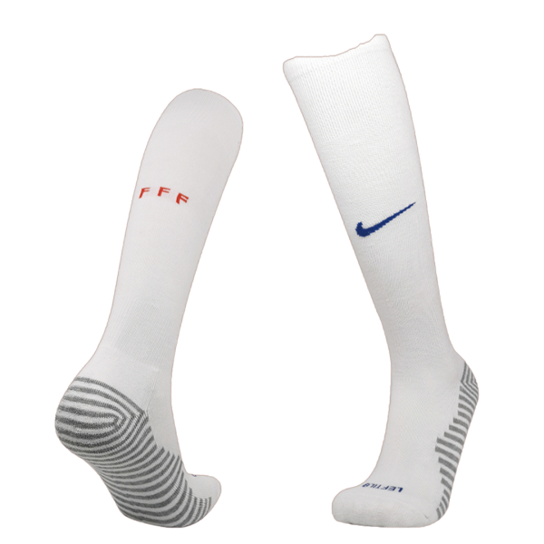 Kid's Nike France Away White Soccer Socks 2020 | France
