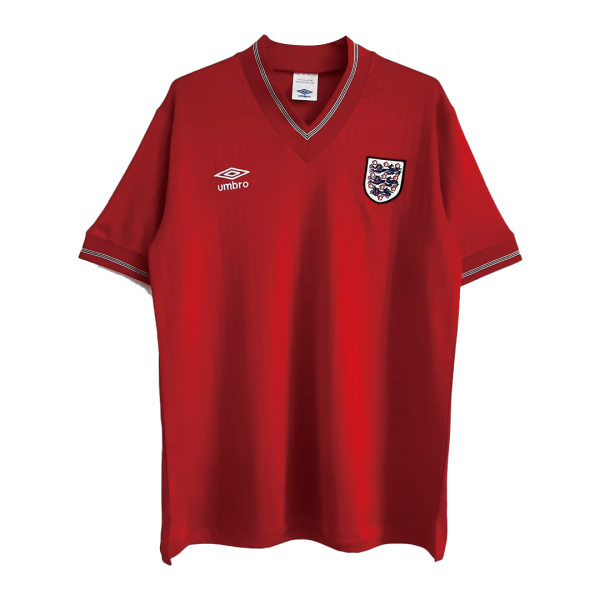 Men's Retro 1984 England Away Soccer Jersey Shirt Umbro