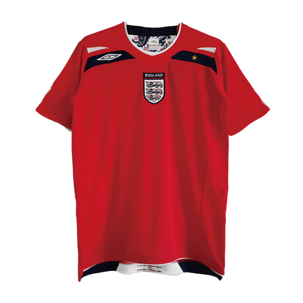 Men's Retro 2008/10 England Away Soccer Jersey Shirt Umbro