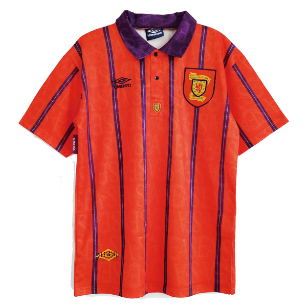 Men's Retro 1994 Scotland Away Soccer Jersey Shirt Umbro