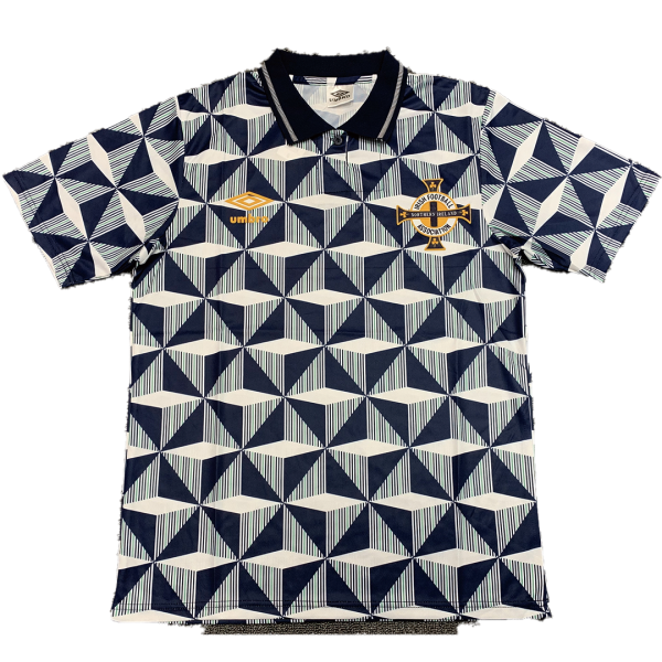Men's Retro 1990/93 Iceland Away Soccer Jersey Shirt Umbro
