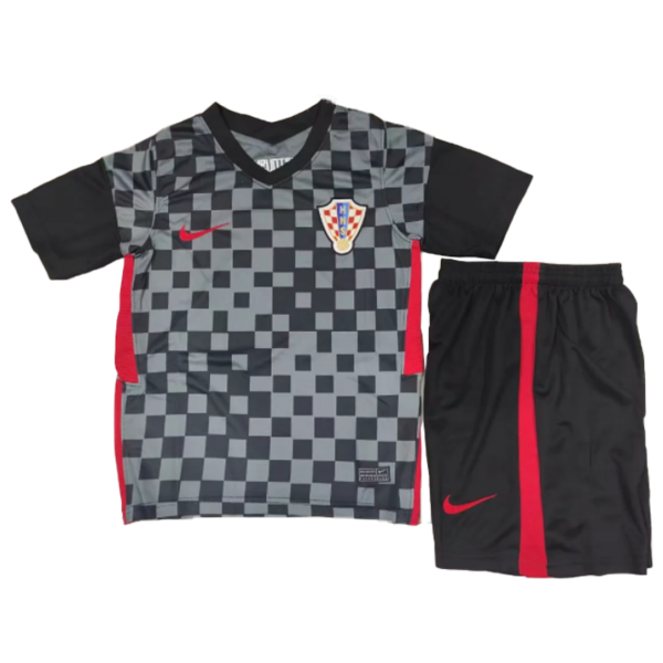 Kids Croatia Away Soccer Jersey Kit (Jersey+Shorts) 2020 Nike