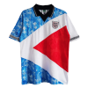 Men's Retro 1990 England Soccer Jersey Shirt