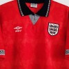 Men's Retro 1990 England Away Soccer Jersey Shirt Umbro