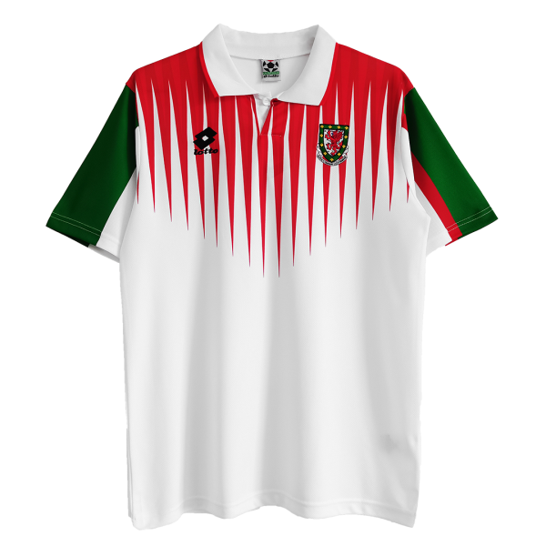 Men's Retro 1996/98 Wales Away Soccer Jersey Shirt Adidas
