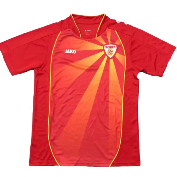 Men's Replica Macedonia Home Soccer Jersey Shirt 2021 Jako