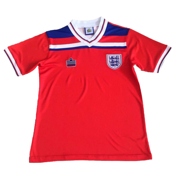 Men's Retro 1980 England Away Soccer Jersey Shirt Admiral