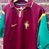 Men's Retro 1999 Portugal Home Soccer Jersey Shirt Nike