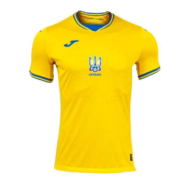 Men's Replica Ukraine Home Soccer Jersey Shirt 2021 Joma