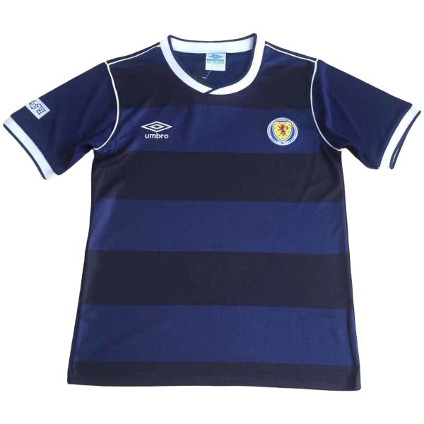 Men's Retro 1986 Scotland Home Soccer Jersey Shirt Umbro