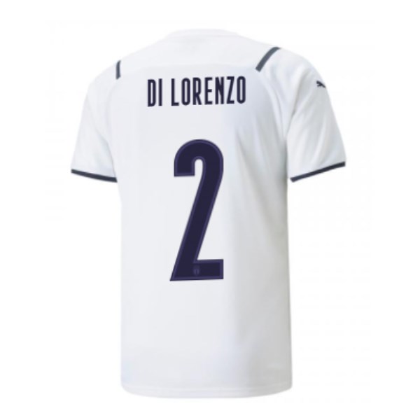 Men's Replica DI LORENZO #2 Italy Away Soccer Jersey Shirt 2021 Puma