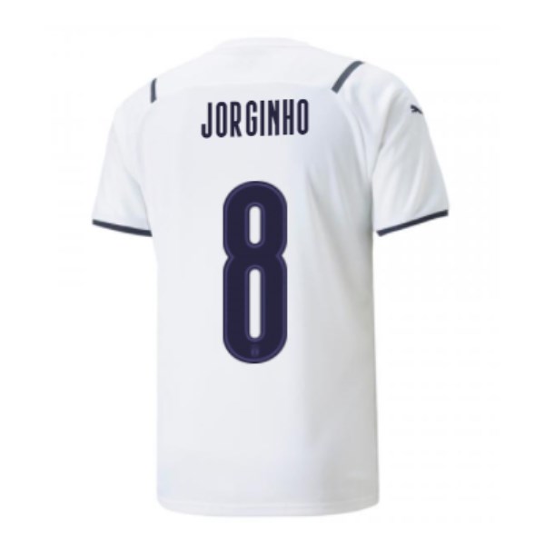 Men's Replica JORGINHO #8 Italy Away Soccer Jersey Shirt 2021 Puma