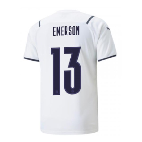 Men's Replica EMERSON #13 Italy Away Soccer Jersey Shirt 2021 Puma