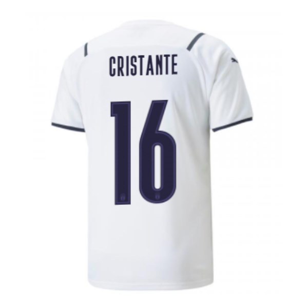 Men's Replica CRISTANTE #16 Italy Away Soccer Jersey Shirt 2021 Puma