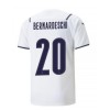 Men's Replica BERNARDESCHI #20 Italy Away Soccer Jersey Shirt 2021 Puma