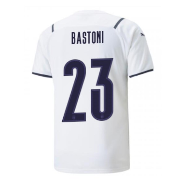 Men's Replica BASTONI #23 Italy Away Soccer Jersey Shirt 2021 Puma