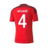 Men's Replica ELVEDI #4 Switzerland Home Soccer Jersey Shirt 2021 Puma