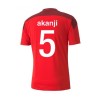 Men's Replica AKANJI #5 Switzerland Home Soccer Jersey Shirt 2021 Puma